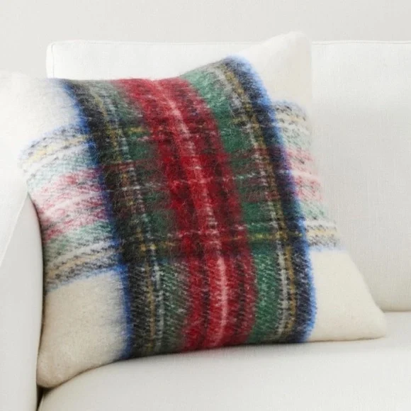 Pottery Barn Stewart Plaid Pillow Covers Set